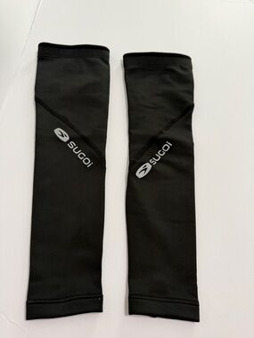 SUGOI Black Cycling Arm Sleeves Midzero Arm Warmers Size Small